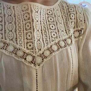 Amuse society long sleeve open back dress